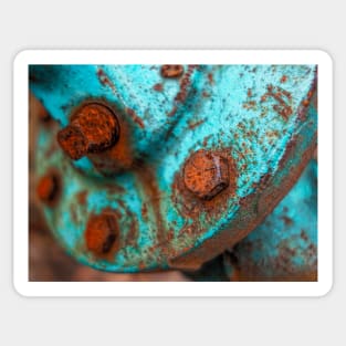 Rusty And Blue photography Sticker